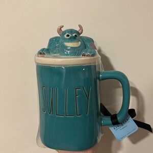 New Rae Dunn Monsters Inc. SULLEY Topper Mug